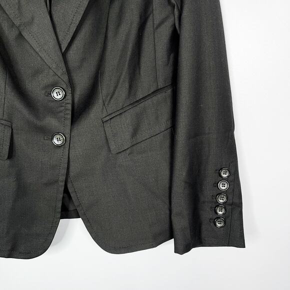 The Limited Collection Size 10 Brown Two Button Blazer Long Sleeve Career Work - Picture 3 of 7